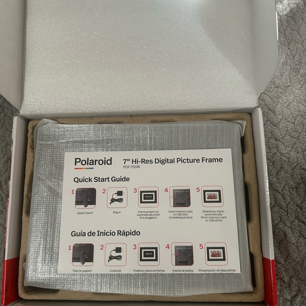 Polaroid digital picture frame.